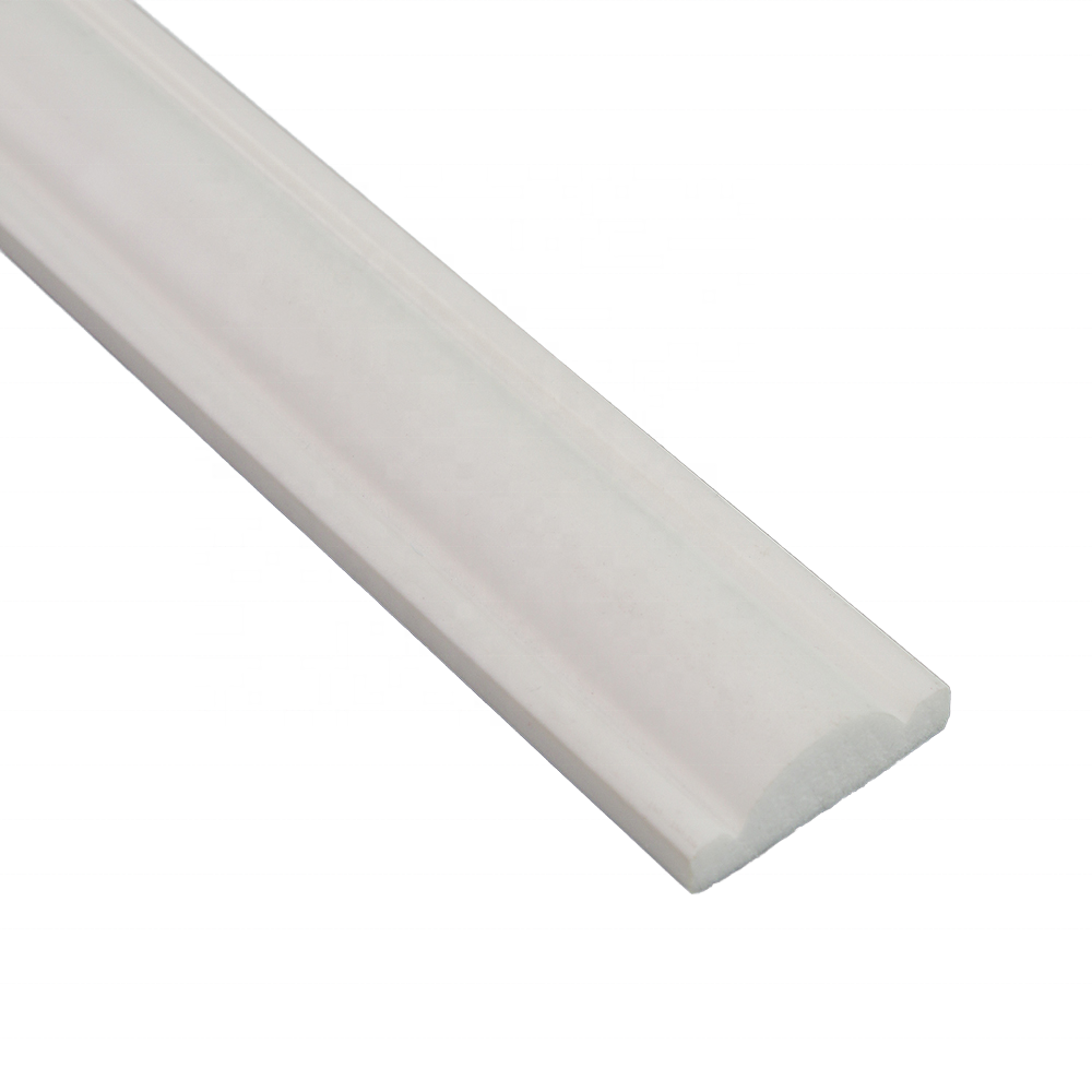 High Quality Co-friendly Fireproof White Hot Sale 40mm 60mm PS Material Foam Trim Board Decorative Cornice Crown Moulding