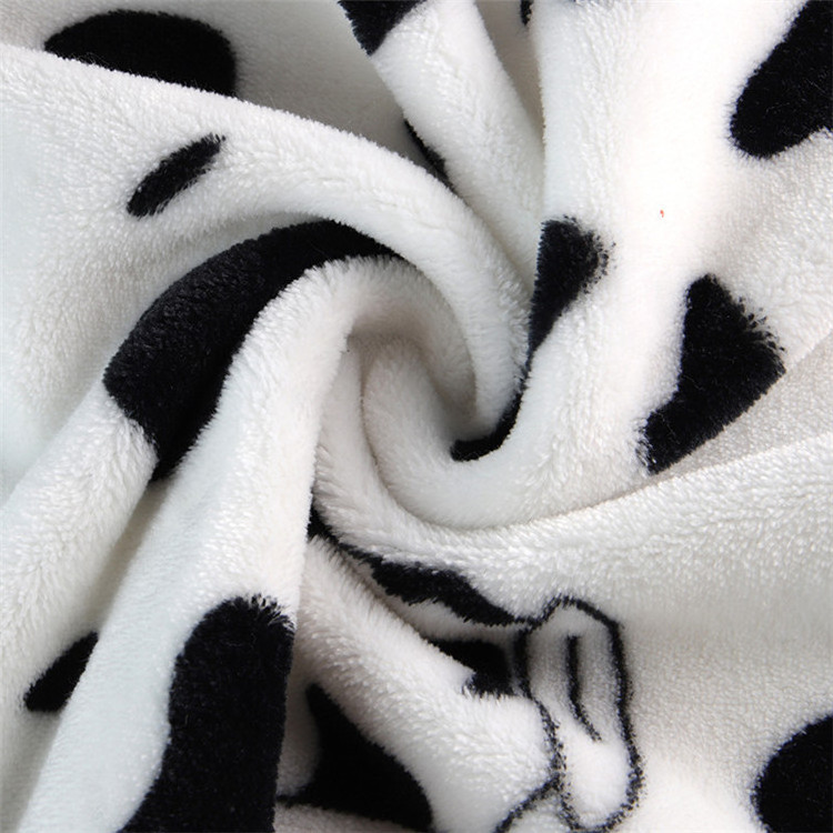 Customized  supure Soft 100% Polyester printed Flannel Fleece Fabric for Blanket Baby Pajamas Lining Bedding Home Textile