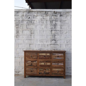 INDUSTRIAL & VINTAGE FURNITURE LIVING ROOM RECLAIM WOOD DRAWER CHEST