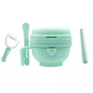 9pcs/set Baby Food Maker Safe PP Infant Solid Feeding Food Supplement Feeding Grinding Bowl Manual Fruit Puree Grinder