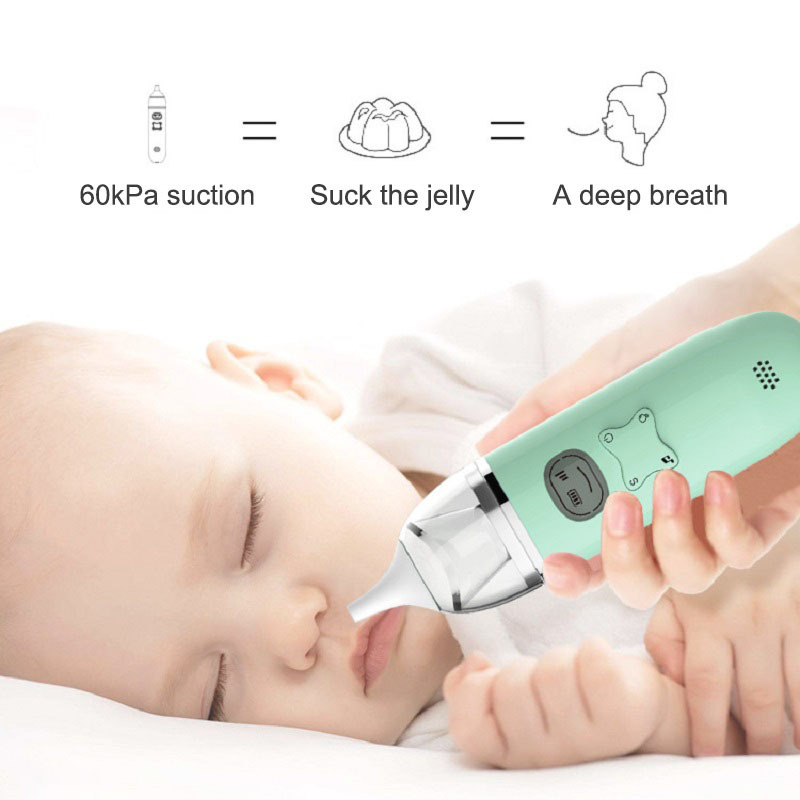 Baby Electric Nasal Aspirator Vacuum Nose Cleaner For Children Nasal Suction Device Nose Wash Fly Syringe Mucus Remover Things