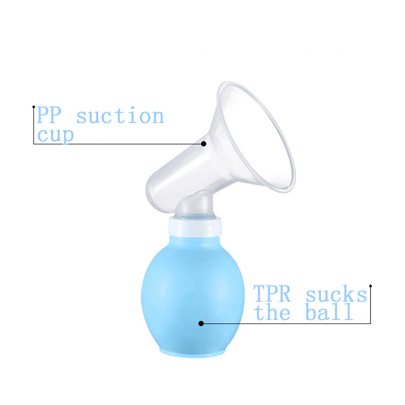 1Pcs Manual Breast Pump Powerful Elbow Style Breast Nipple Suction Food Grade PP Baby Nipple Suction Pump Bottle Infant Supply