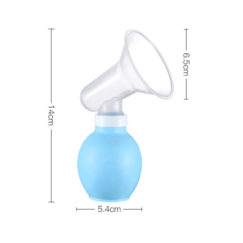 1Pcs Manual Breast Pump Powerful Elbow Style Breast Nipple Suction Food Grade PP Baby Nipple Suction Pump Bottle Infant Supply