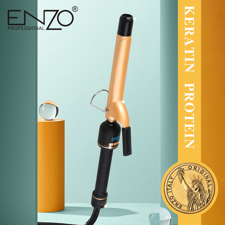 ENZO Top Selling Travel Negative Ion Curling Wand Keratin Ceramic Best Barbershop Tools Hair Curler Fast Heating Curling Irons