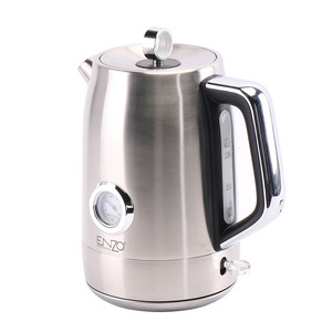 ENZO Household Hotel Home Appliances 1.7L Stainless Boiling Hot Water Kettle Electric Tea Kettle With Tray Set