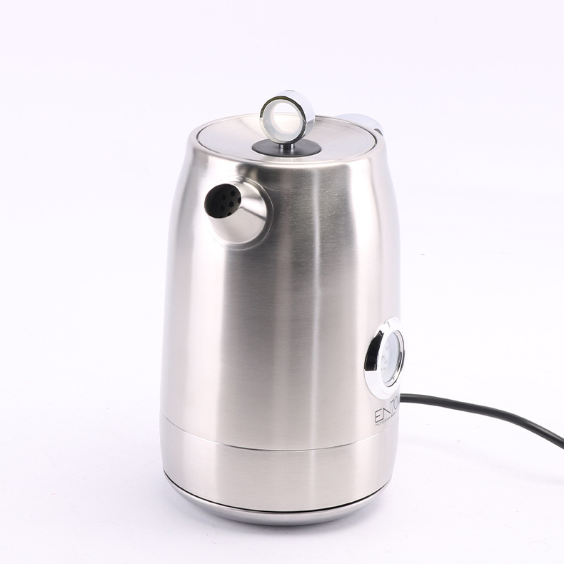 ENZO Household Hotel Home Appliances 1.7L Stainless Boiling Hot Water Kettle Electric Tea Kettle With Tray Set