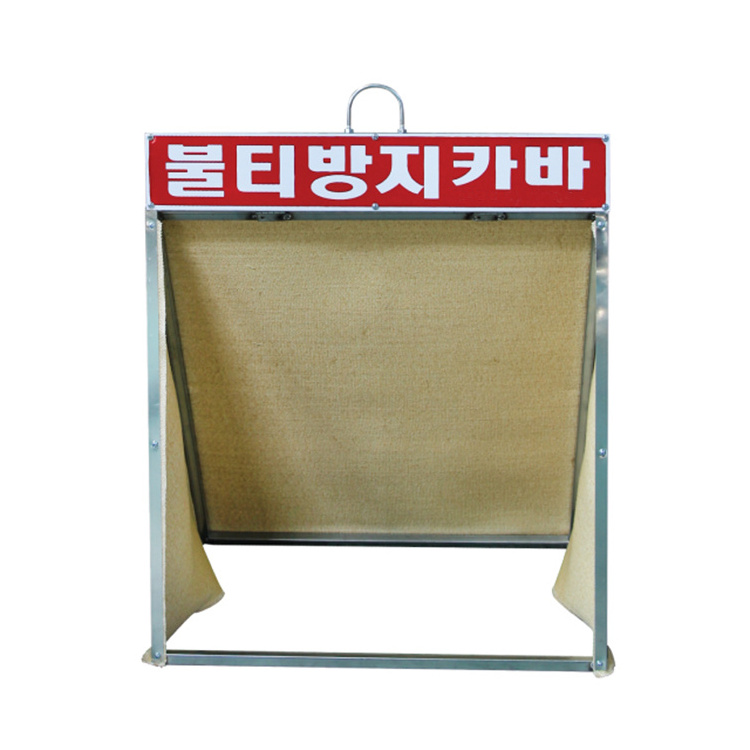 Vermiculite Coated Fiberglass Cloth Weld Spotting Welding Protection Football Cover and Umbrella For Korea