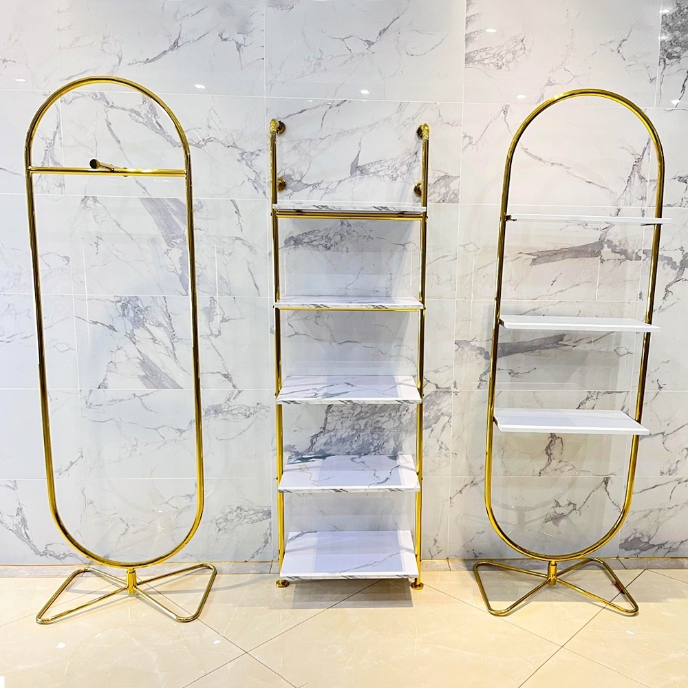 Modern style shoe shelf wall mounted bag display rack stand shoes display shelf wall display stand for shoes