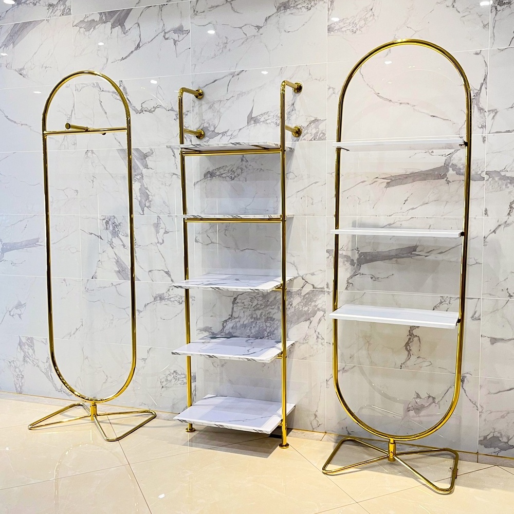 Modern style shoe shelf wall mounted bag display rack stand shoes display shelf wall display stand for shoes