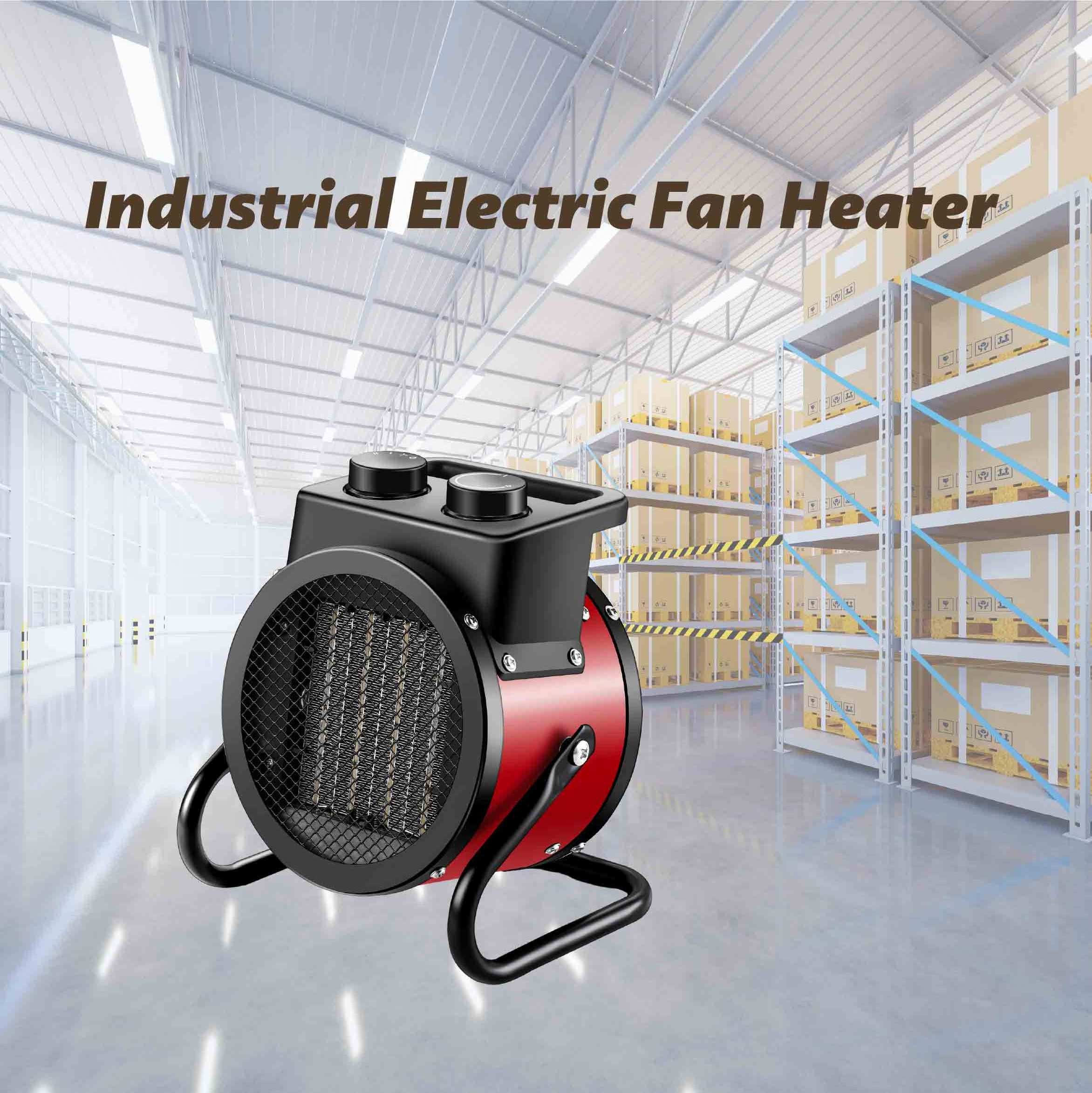 Electric Fan Space Heaters Portable Industrial Ceramic Ptc Commercial Room For Handy Outdoor Workshop 2000W 2022 Indoor Heater