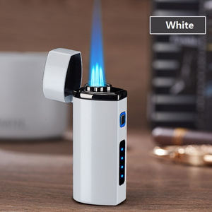 Three Flame Torch Lighter for Cigar & Cigarette & Candle & BBQ, Jet Gas Lighter can be Customer's LOGO