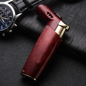 Wholesale Custom Logo Wind-proof Butane Torch Lighter Jet Blue Flame For Cigar Kitchen Bbq Camping Torch Lighters