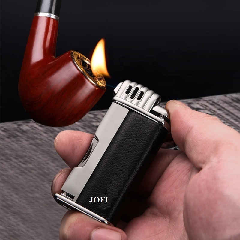 Gas Cigarette Lighter Camping Multifunction Smoking Pipe Auxiliary Ignition Tools Cigarette Windproof Fire Lighter