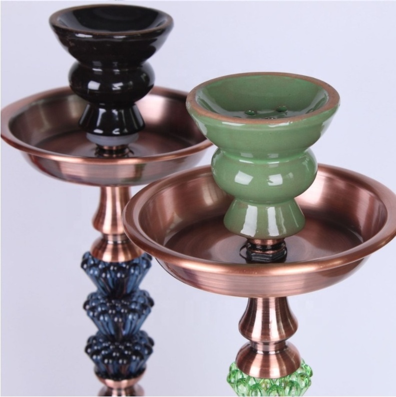 JOFI  NEW Glass Arab Hookah Shisha Cup Sheesha chicha Smoking Accessories Nargile for Shisha Hookah Set Double Smoke Pipe Shisha