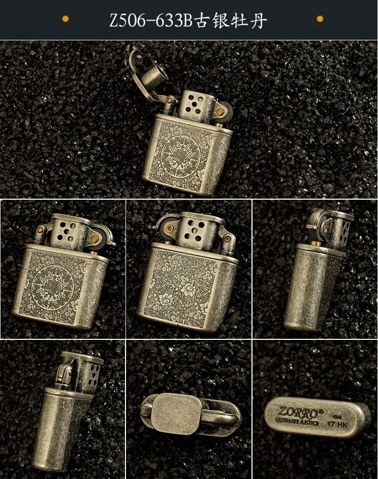 Hot Sell Semi-finished Refillable kerosene Flint Copper Custom Logo Lighter Metal Gas Cigar Windproof Cigarette Oil Lighter