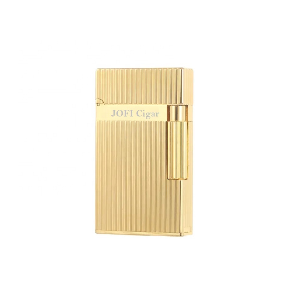 Luxury Pure copper Metal brass retro embossed turbo flint gas butane fire lighter Custom Logo  father's Gift