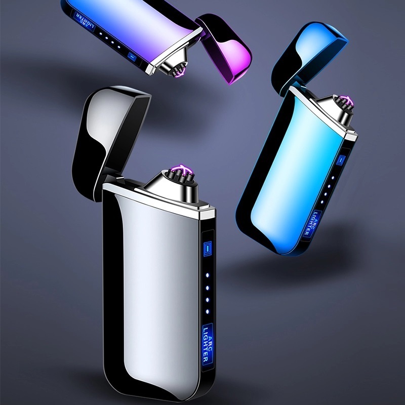 JOFI Free Shipping Rechargeable Flameless encendedor usb USB Coil Lighters Electric Sublimation custom logo Cigarette Lighters