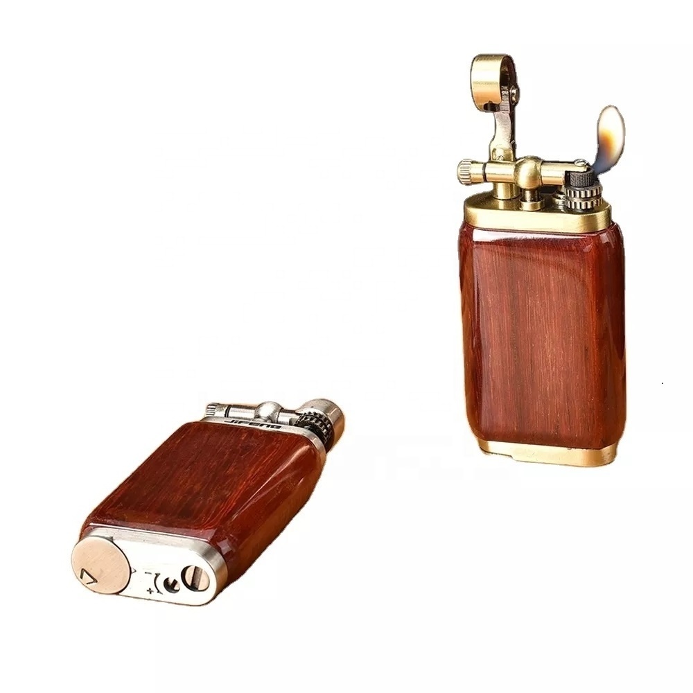 Hot Sell Wholesale customized Refillable Flame Flint oil kerosene Classic vintage lighters for Cigar Cigarette Custom Logo