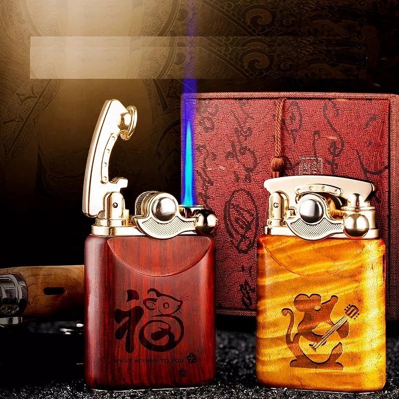 Hot Sell Wholesale customized Refillable Flame Flint oil kerosene Classic vintage lighters for Cigar Cigarette Custom Logo