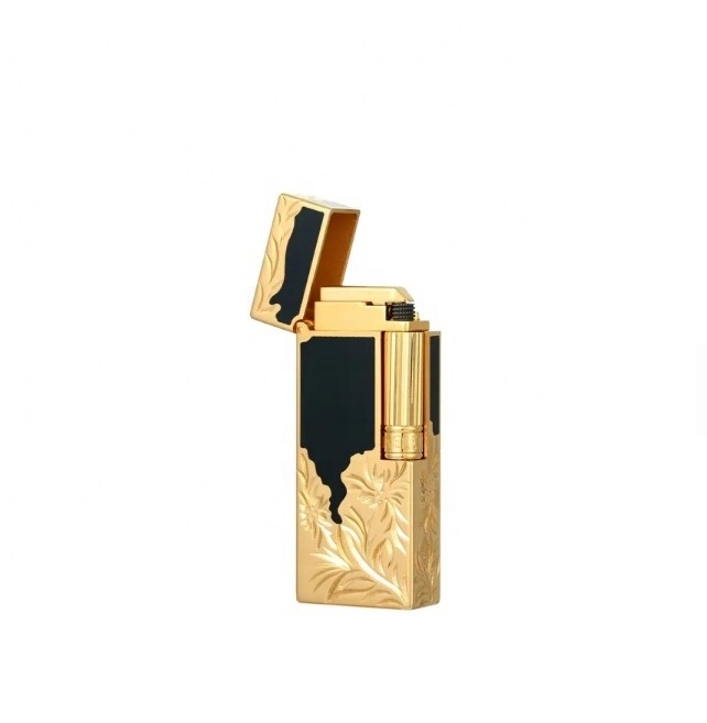 Hot selling Unique design of Luxury classic fashionable personalized custom windproof Butane Gas lighter