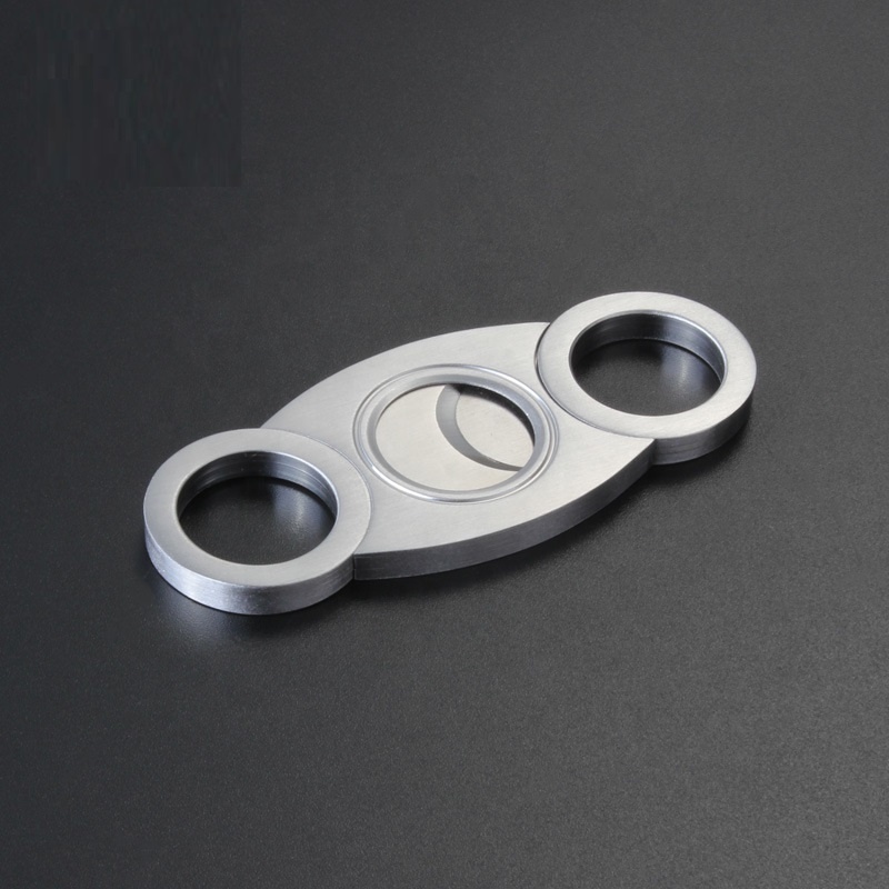 Wholesale Personal Cigar Accessories Double Blade herramientas de puros Metal Cigar Scissors Cutters Professional