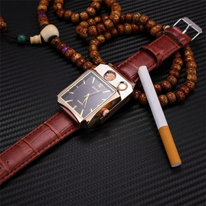 Quality New Cigarette  lighter watch Electric USB Lighter Watch Rechargeable Lighter Watch for Cigarette