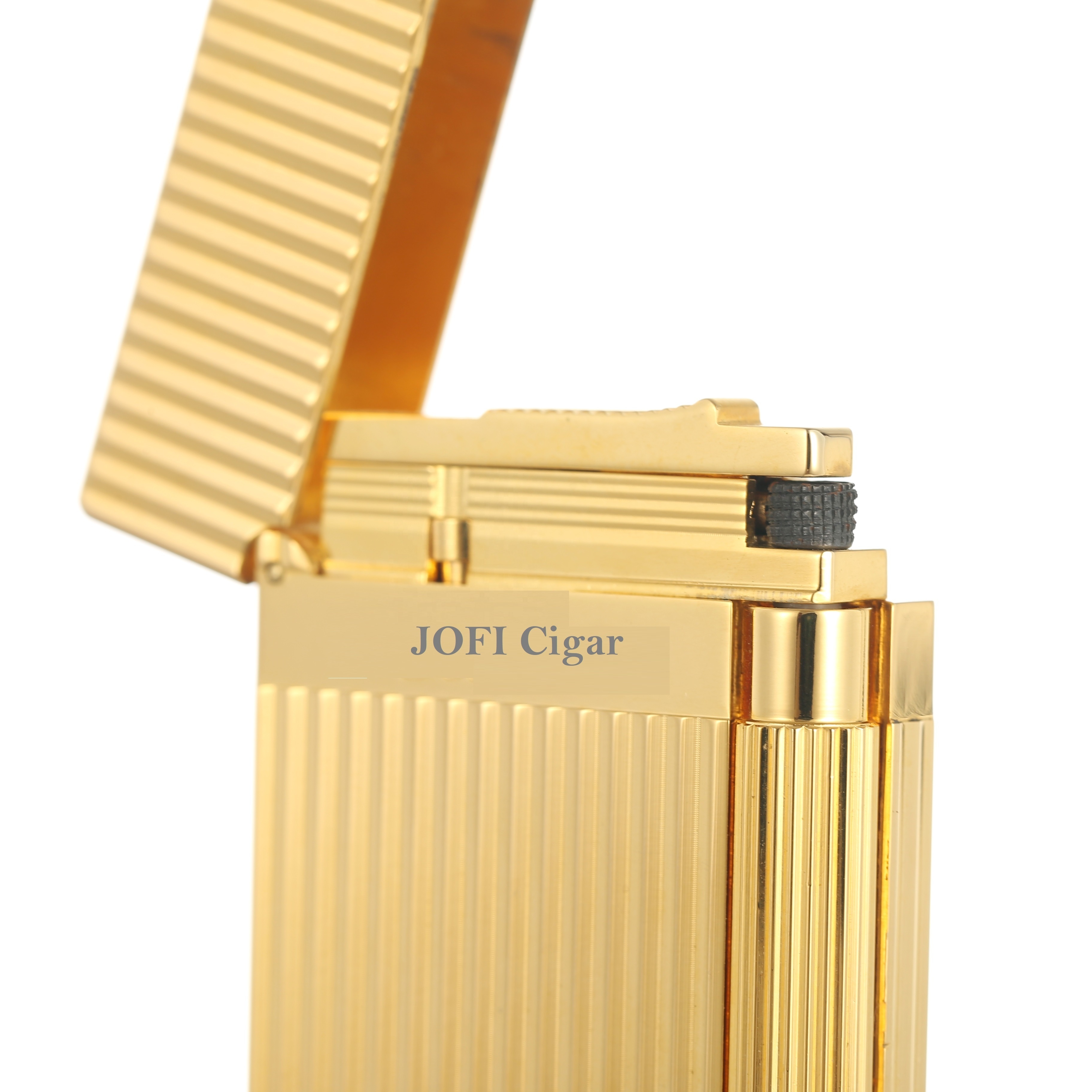 Luxury Pure copper Metal brass retro embossed turbo flint gas butane fire lighter Custom Logo  father's Gift