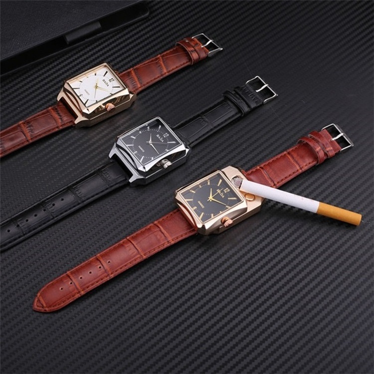 Quality New Cigarette  lighter watch Electric USB Lighter Watch Rechargeable Lighter Watch for Cigarette