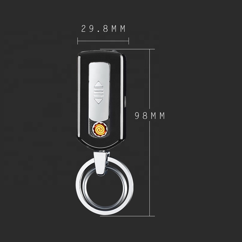 JOFI Rechargeable Keychain Lighter for  Cigarette With infrared light Reloj Encendedor Lighters Cigarette Stylish