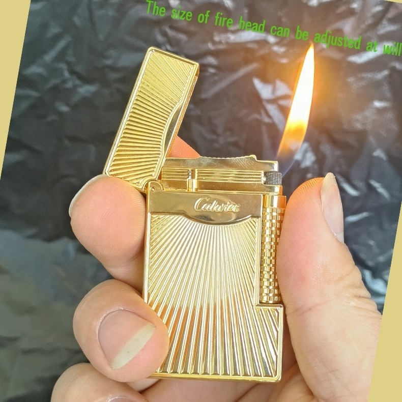 Wholesale Luxury High quality clanging sound double flame lighters Refillable Tort Jet Lighter as creative Men's gift