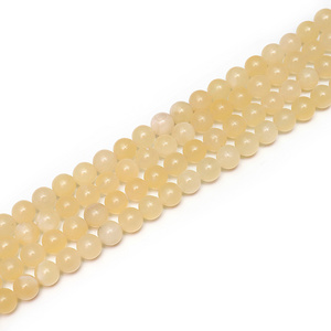 Wholesale Esoteric Products African Jewellery Beads Yellow Topaz Gemstone Price Beads For Jewelry Making Honey Jade Yellow Jade