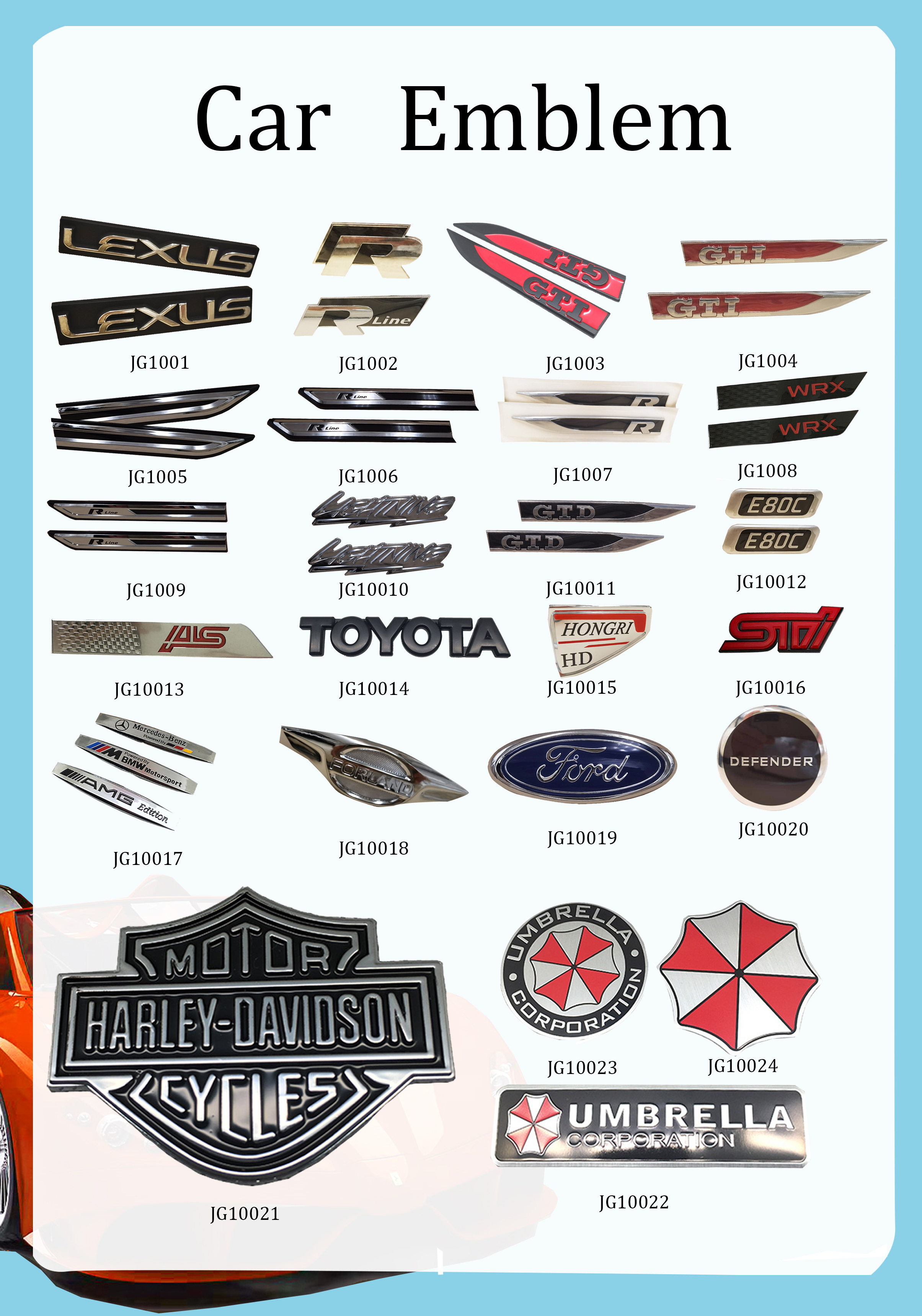 Factory Price Steering Wheel Metal Emblem Car Logo Tire Sticker For Dfsk Logo