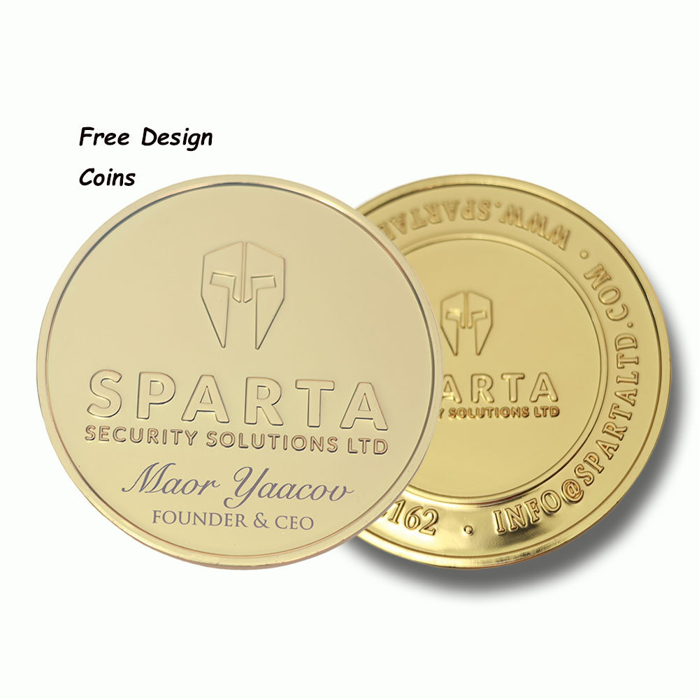 Custom Free Design Coin Maker Manufacture 3D Zinc Alloy Gold Silver Brass Copper Metal Challenge Custom Coin