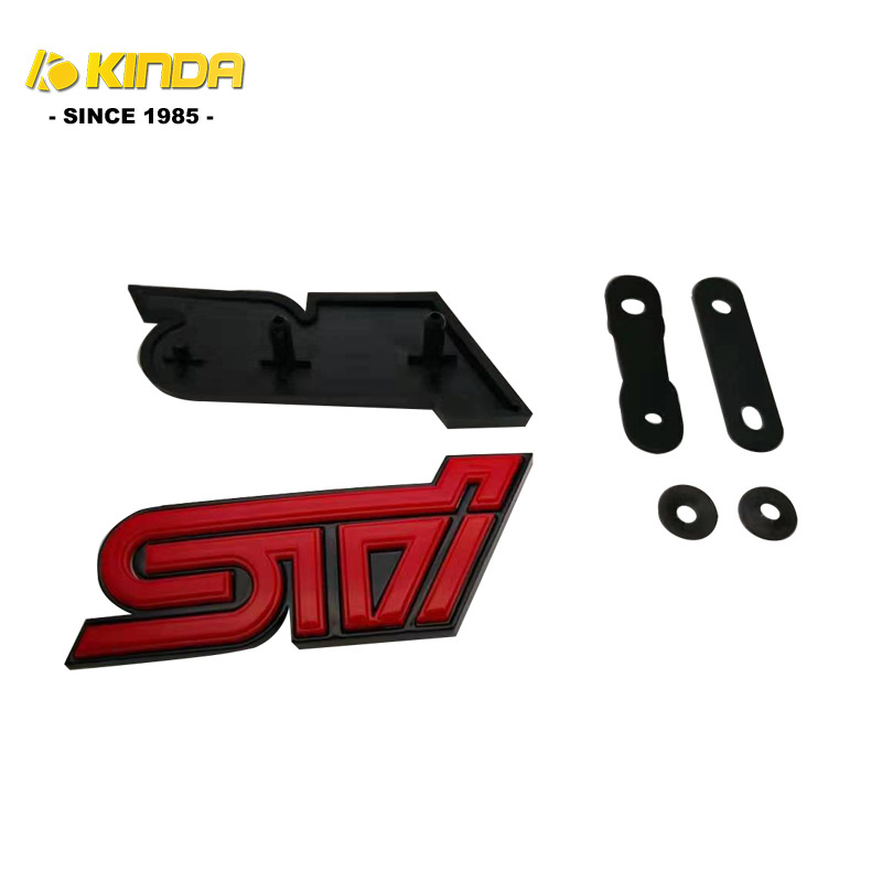 Wonderful Color ABS Plastic Car Logo Custom Emblems Badge for WRX STI