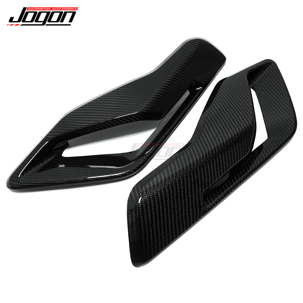 For Ford F150 20212022 2023 Carbon Fiber Car Fender Side Air Vent Outlet Cover Trim Decorative Sticker Car Exterior Accessories