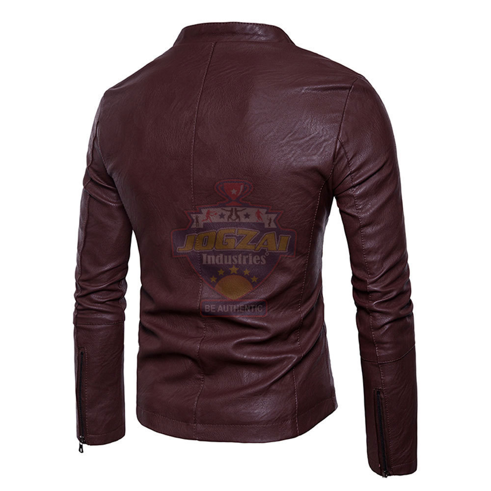 2023 Best Sale Men Leather Jacket Men Slim Fit Fashion Leather Jacket For Men