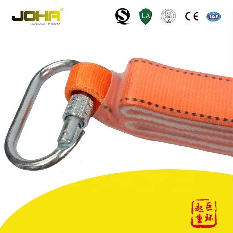 One Big Hook Shock Absorbing Lanyard For Industrial Safety Harness