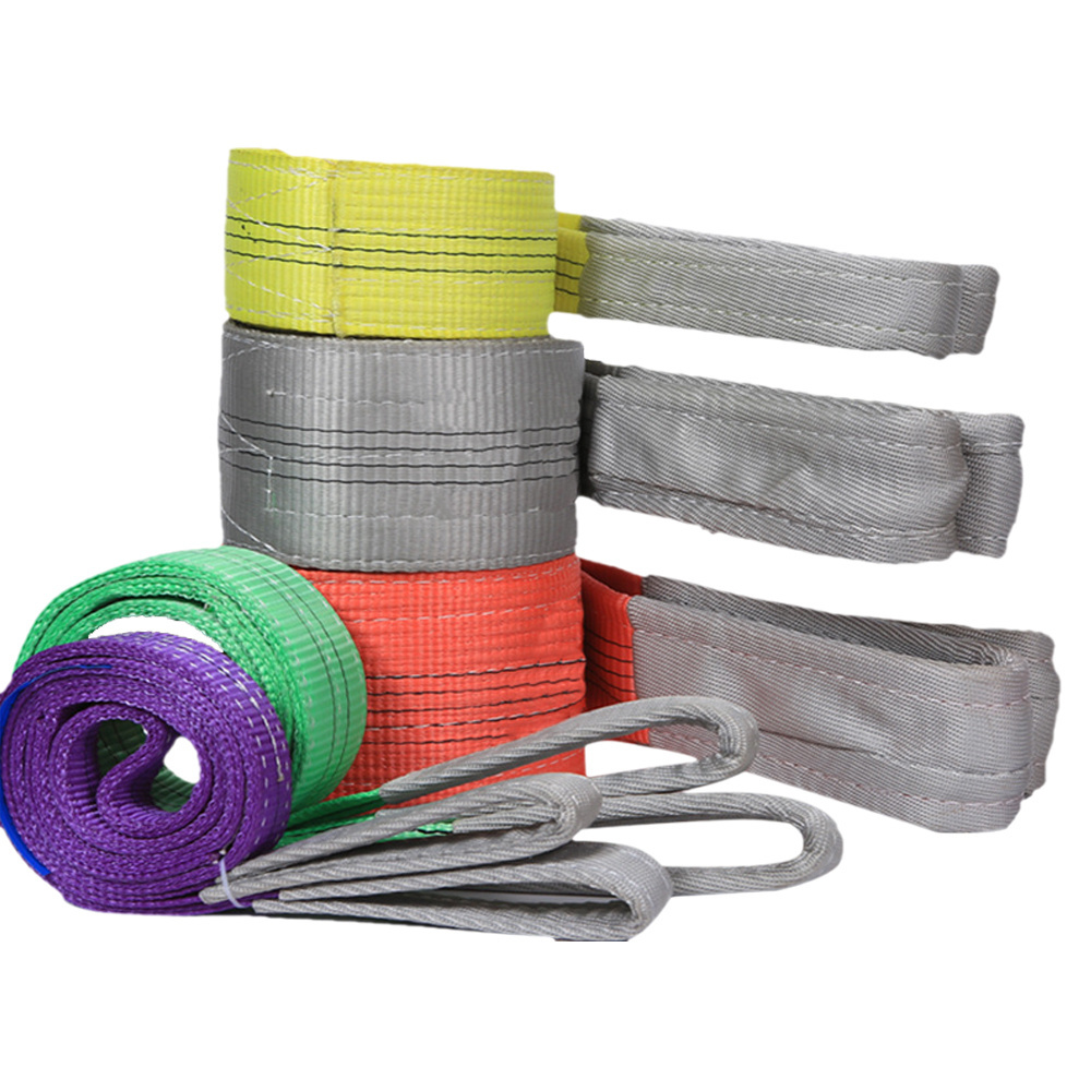 Factory Flat Polyester Webbing Sling Slingas Lifting Sling