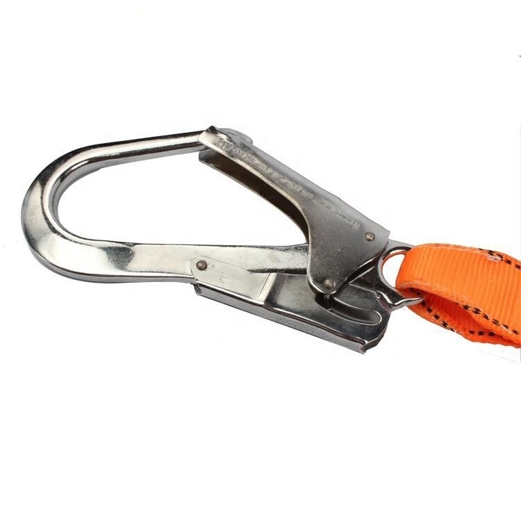 One Big Hook Shock Absorbing Lanyard For Industrial Safety Harness