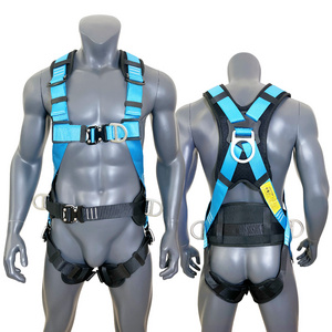 Full Body Safety Harness Tool Fall Protection Ce Certificate Safety Harness 5 Points Full Body Safety Harness