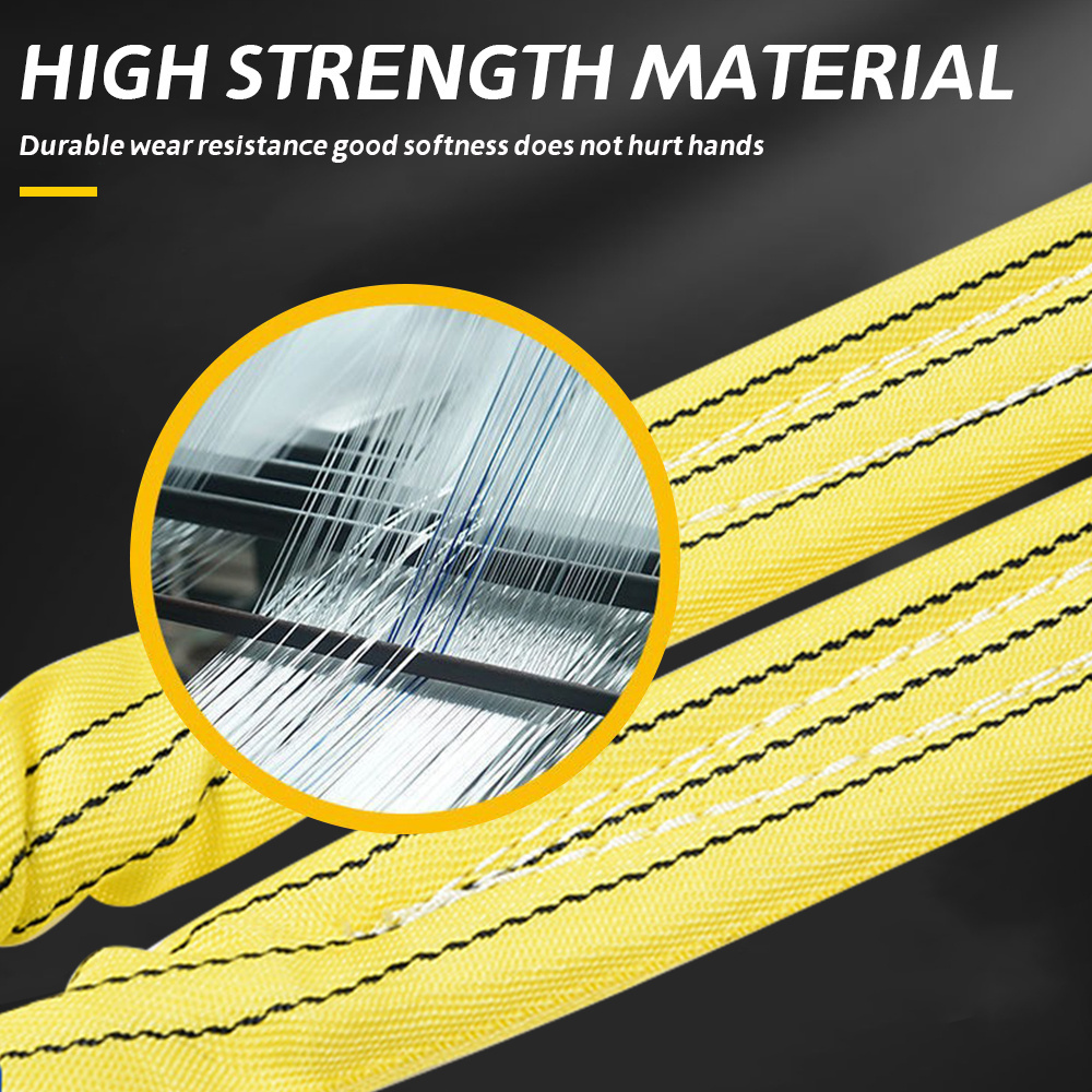 Polyester 10 Ton 12000mm Endless Lifting Sling Round Slings