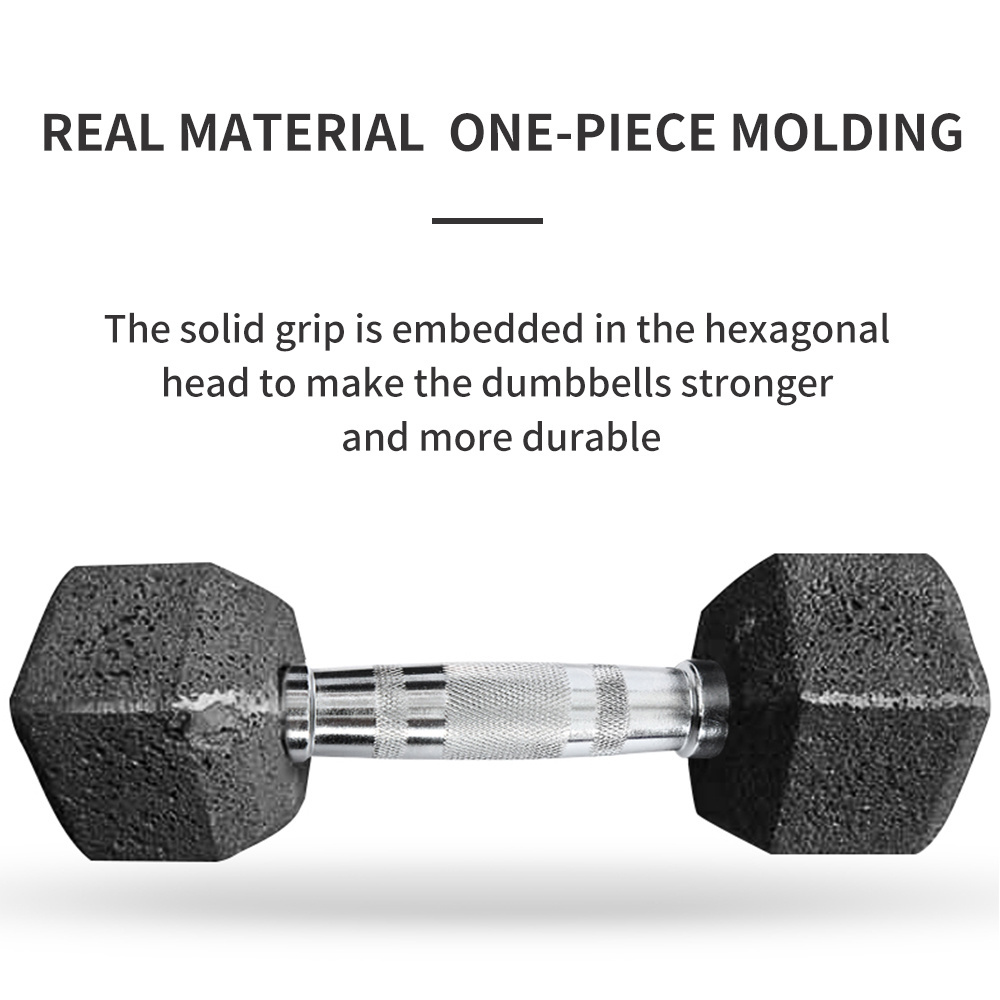 Manufacturer Fitness Free Weights Rubber Wholesale 20kg Dumbel Gym Training Weight Lifting Dumbell Hex Dumbbell Set For Gym