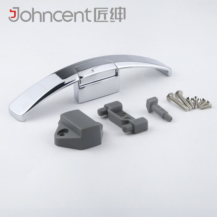 Arc Keyless Furniture Handle With Push Latch For Caravan Rv Boat Accessories Cupboard Cabinet Door Lock