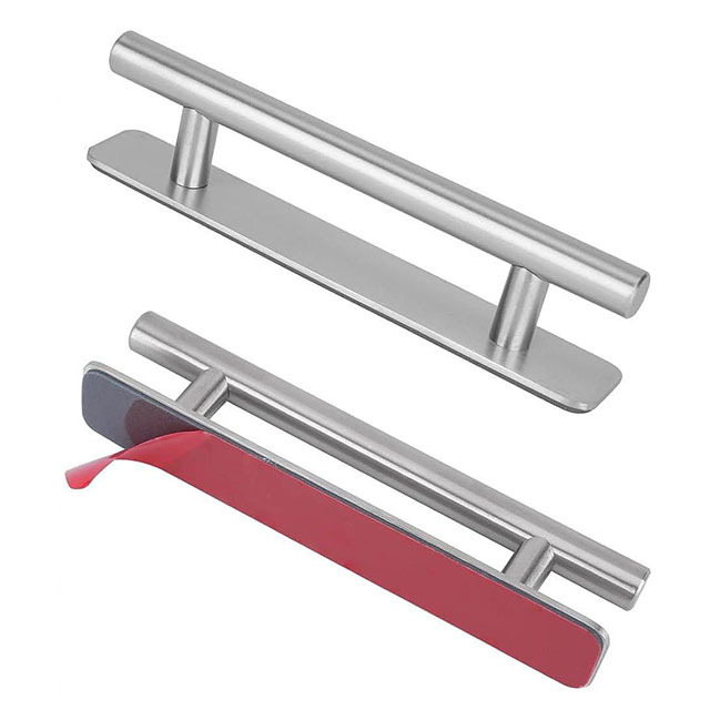 Adhesive Cabinet Handles Self Stick Drawer Pulls Stick on Handle