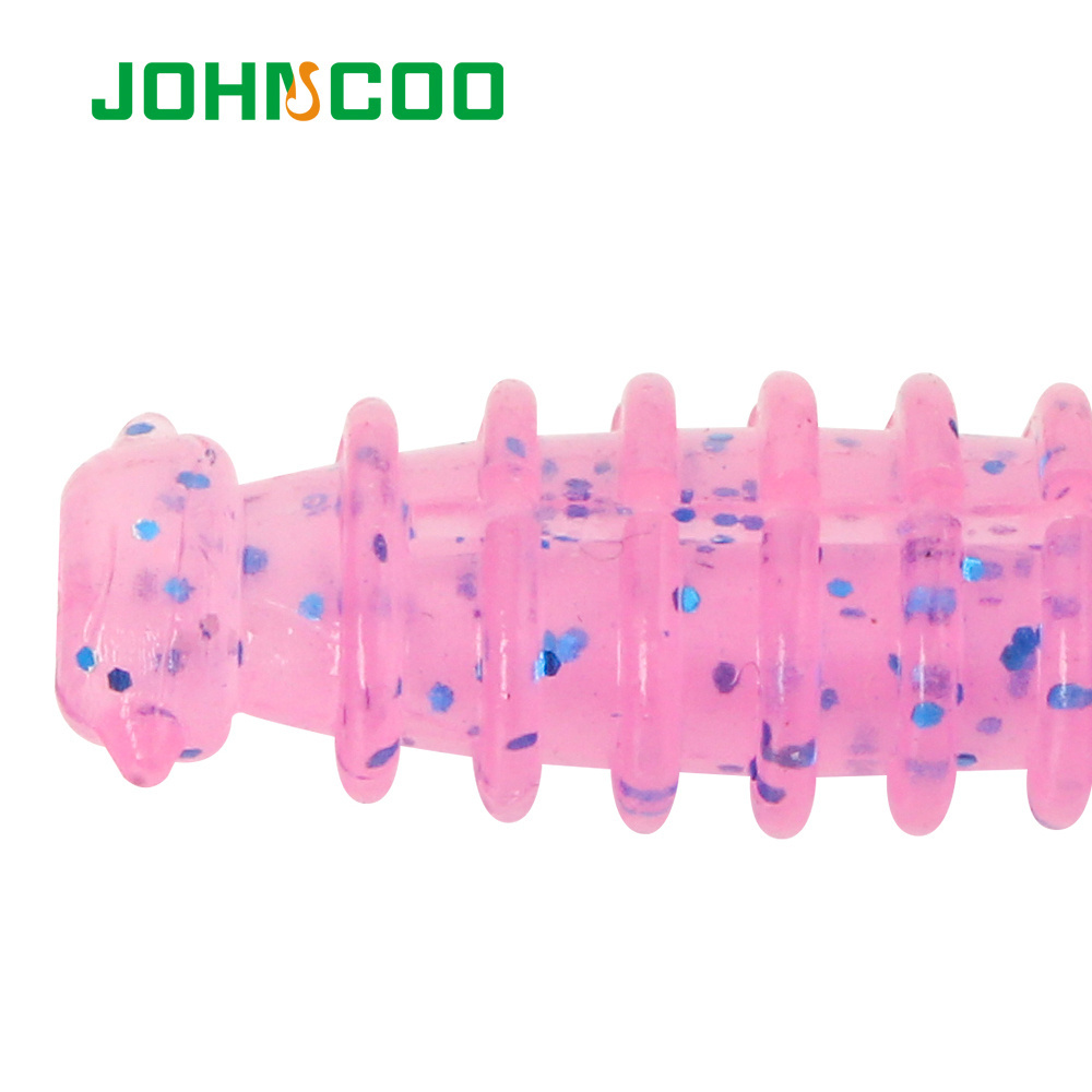 JOHNCOO 10pcs Floating Fishing Lure Soft Bait 48mm 0.44g TPR Soft Worm Swimbait  Artificial Lure