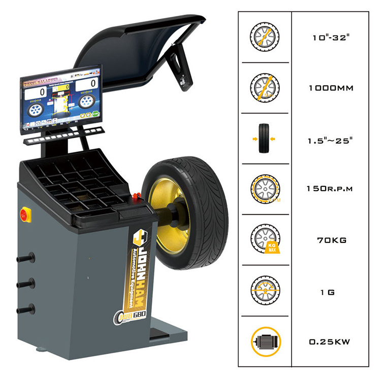 wheel balancer car tyre balancing machine tire balancer and with scissor lifter