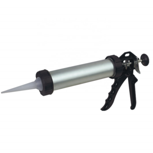 John Tools 8306A 9inch Sausage/Bulk/Cartridge Smooth Rod Caulking Gun Round Rod Gun with Aluminum Barrel