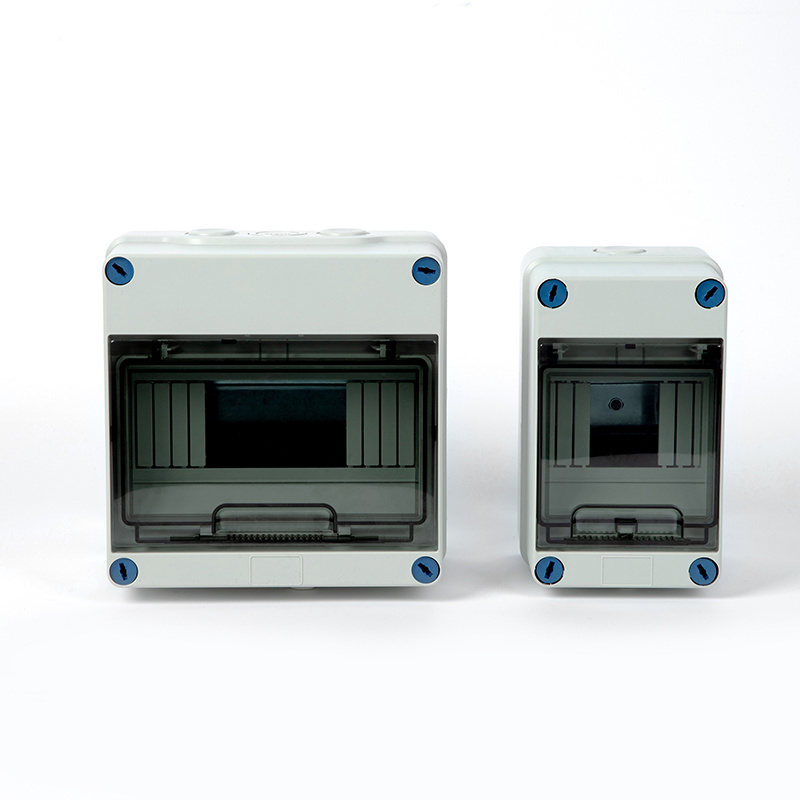 TH series IP44 4/8 ways outdoor waterproof Panel plastic MCCB junction electrical power Distribution Box