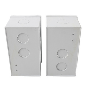 JOHNN White 4X4 4x6 Modules Pvc Plastic Electrical Wall Switch Outlet Receptacle Mount Junction Switch Back Socket Box