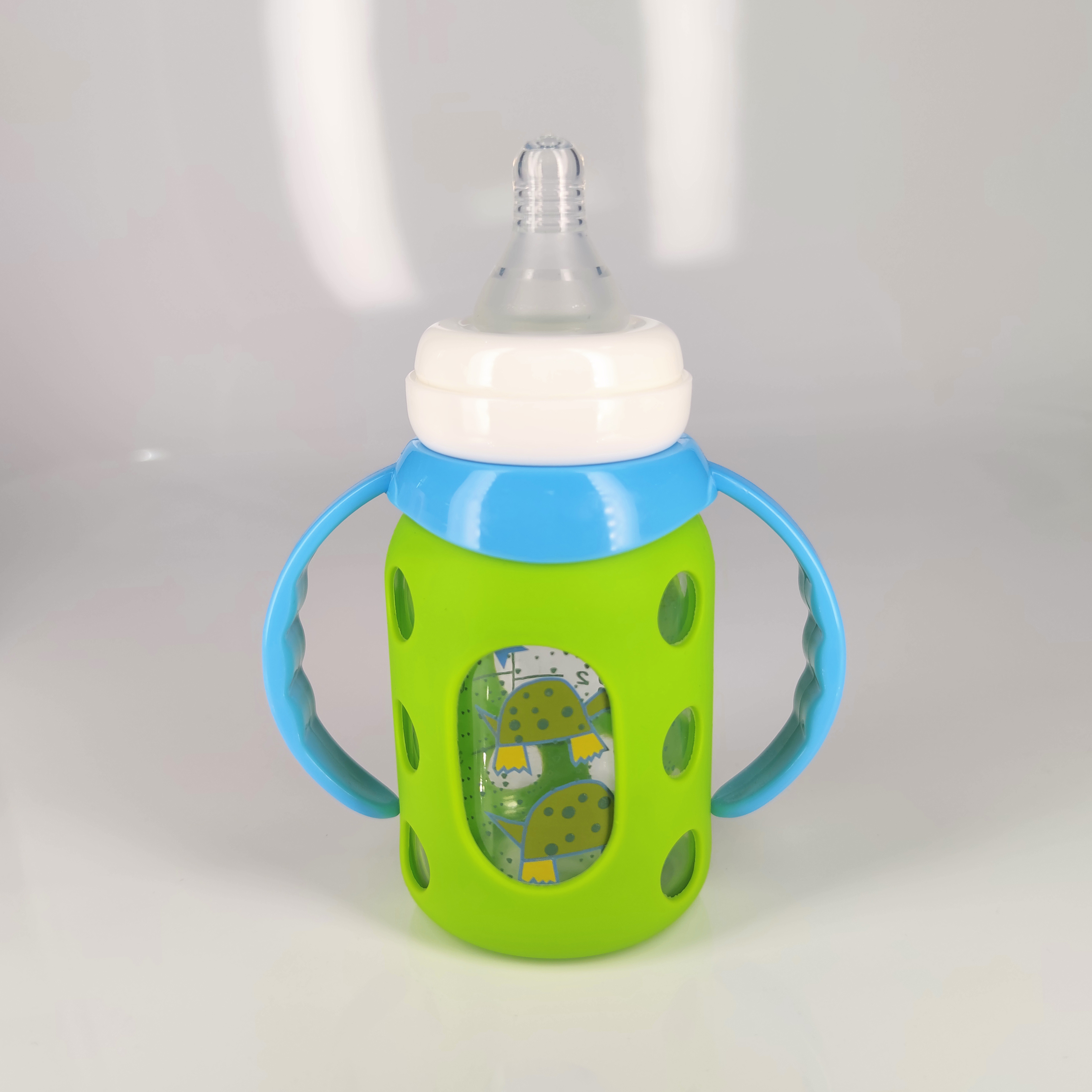 New Design Custom Logo 150Ml Newborn Infant Toddler Milk Water Glass Feeding Supplies Baby Feeding Bottle